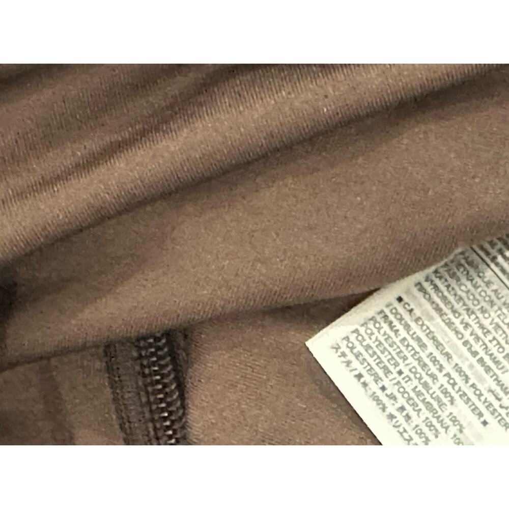 Banana Republic Stretch Sequin Chocolate Ganache Brown Long Sleeve Dress Sz M - Picture 6 of 7